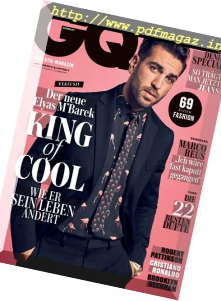 GQ Germany – November 2017 Cover