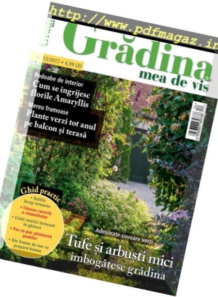 Gradina mea de vis – decembrie 2017 Cover