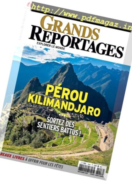 Grands Reportages – Novembre 2017 Cover