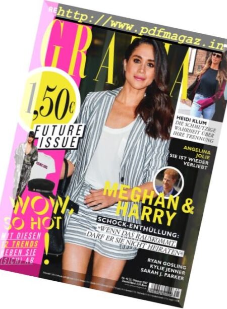 Grazia Germany – 5 Oktober 2017 Cover