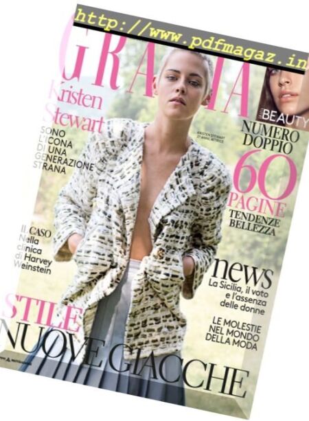 Grazia Italia – 2 Novembre 2017 Cover