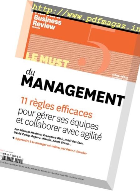 Harvard Business Review France – Hors-Serie – Automne 2017 Cover