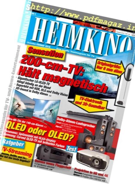 Heimkino – Dezember 2017-Januar 2018 Cover