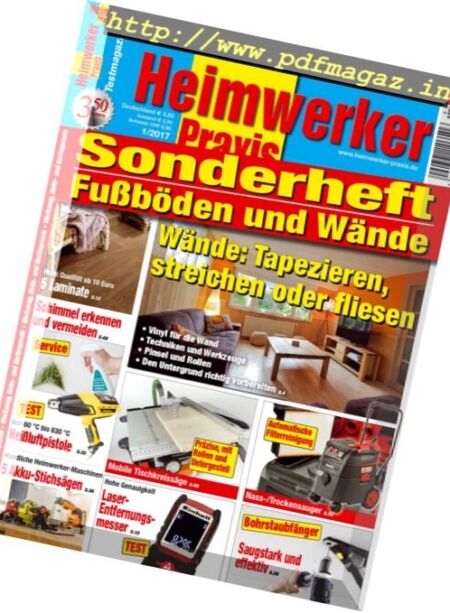 Heimwerker Praxis – Dezember 2017 Cover