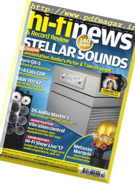 Hi-Fi News – January 2018 Cover