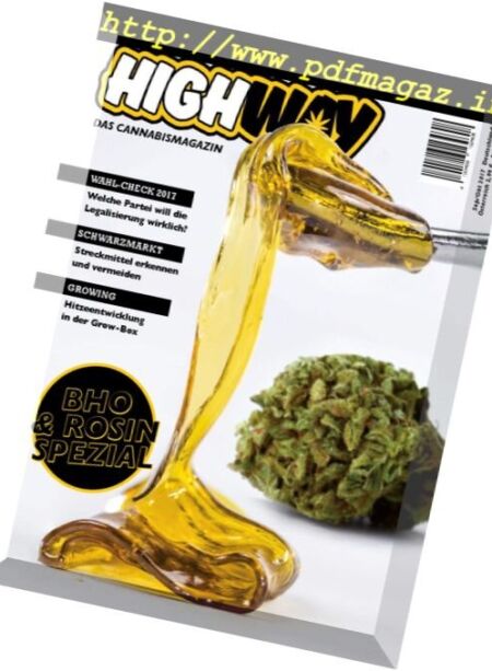 Highway Magazin – September-Oktober 2017 Cover