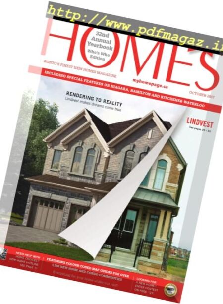 Homes Magazine – October 2017 Cover