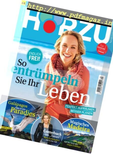 Horzu – 27 Oktober 2017 Cover