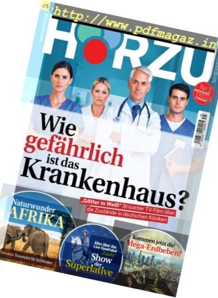 Horzu – 3 November 2017 Cover