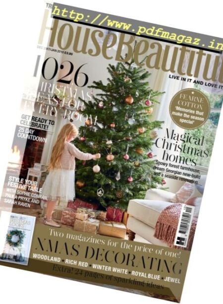 House Beautiful UK – December 2017 Cover