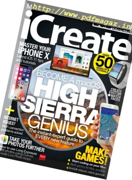 iCreate UK – November 2017 Cover
