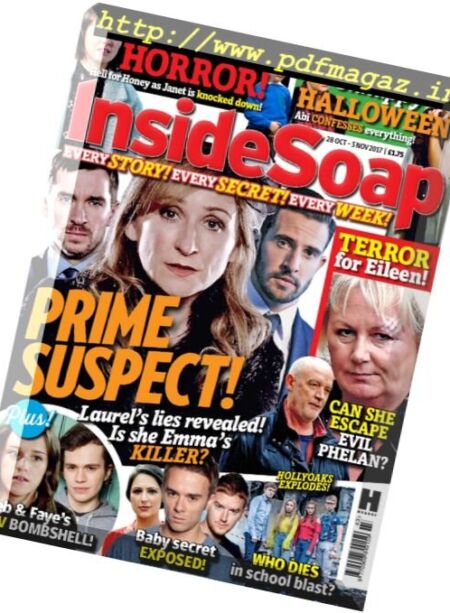 Inside Soap UK – 28 October 2017 Cover