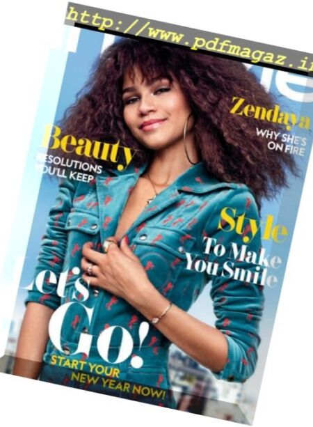 InStyle USA – January 2018 Cover