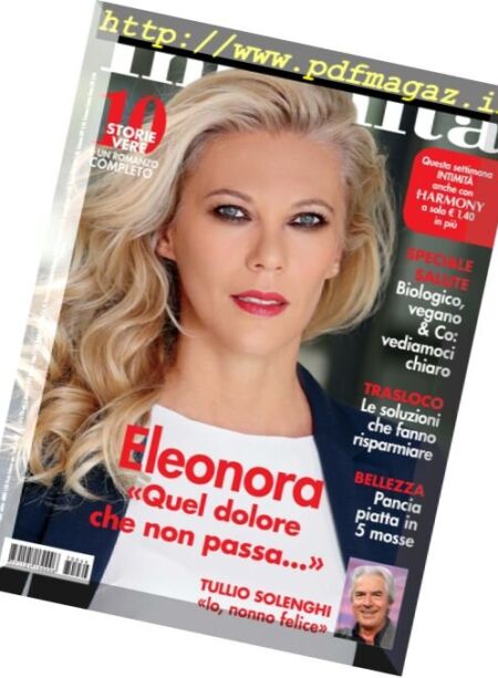 Intimita – 8 Novembre 2017 Cover