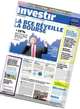 Investir – 28 Octobre 2017