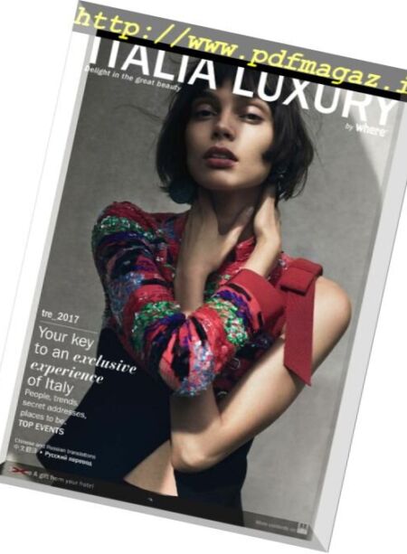 Italia Luxury – November 2017 Cover