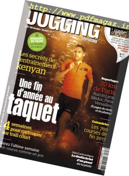 Jogging International – novembre 2017 Cover