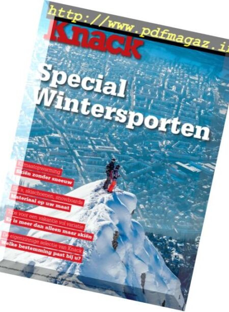 Knack Extra – 25 Oktober 2017 Cover