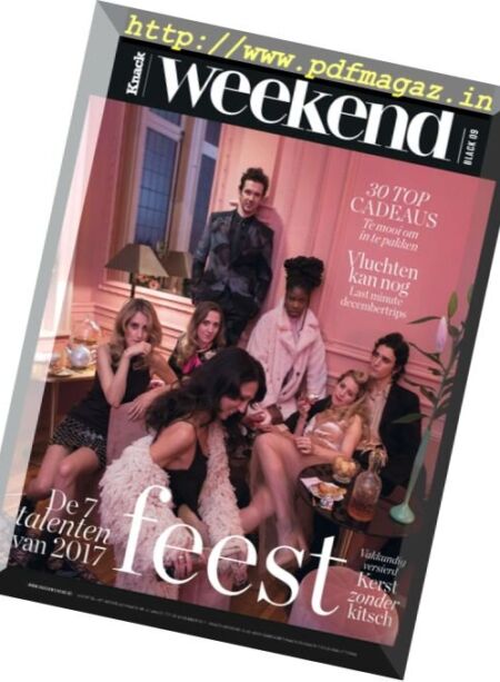 Knack Weekend Black – 22 November 2017 Cover