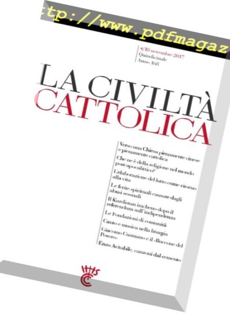 La Civilta Cattolica – 4 Novembre 2017 Cover