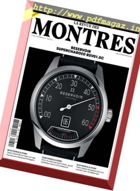La Revue des Montres – Novembre 2017 Cover