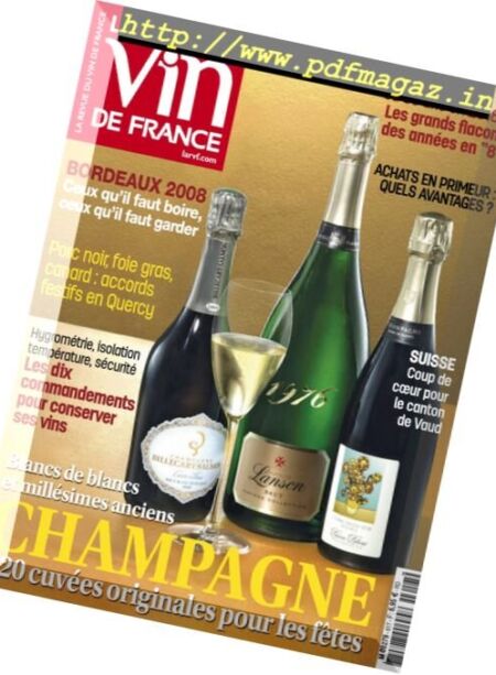 La Revue du Vin de France – decembre 2017 Cover