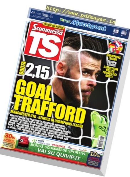 La Scommessa TS – 31 Ottobre 2017 Cover