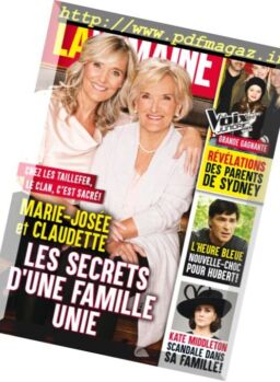 La Semaine – 1 decembre 2017