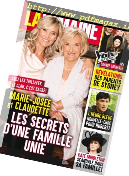 La Semaine – 1 decembre 2017 Cover