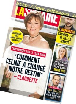 La Semaine – 10 novembre 2017