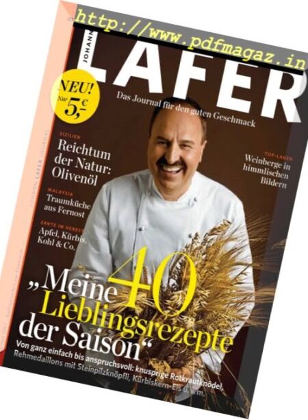 Lafer Germany – Herbst 2017 Cover
