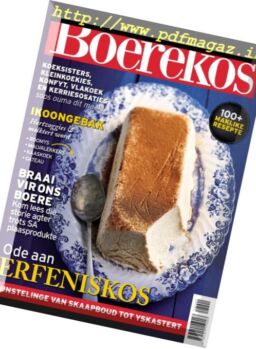 Landbou Boerekos – 1 Oktober 2017