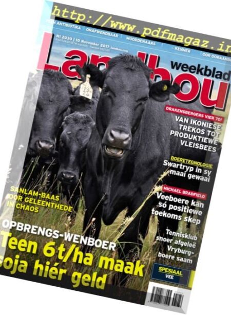 Landbouweekblad – 10 November 2017 Cover