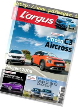 L’Argus de l’automobile – 12 octobre 2017