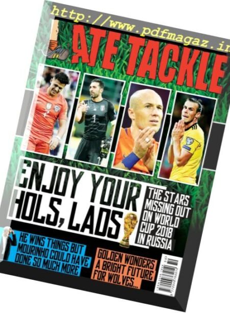 Late Tackle Football – December 2017 – January 2018 Cover