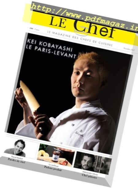 Le Chef – novembre 2017 Cover