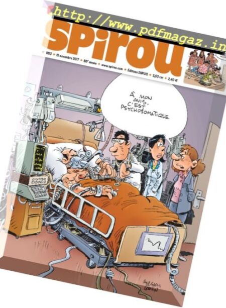 Le Journal de Spirou – 15 novembre 2017 Cover