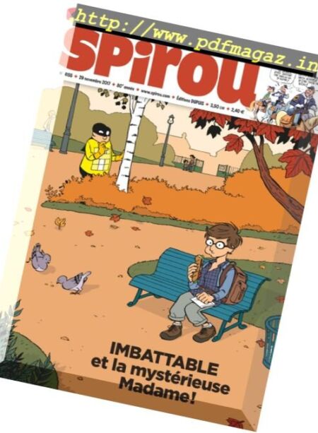 Le Journal de Spirou – 29 novembre 2017 Cover