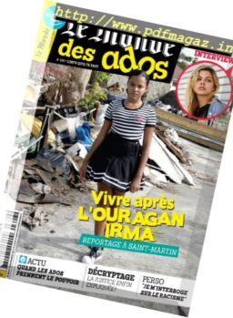 Le Monde des Ados – 15 novembre 2017