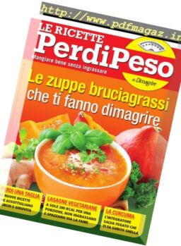 Le Ricette PerdiPeso – Novembre 2017