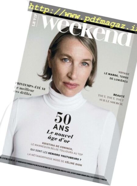Le Vif Weekend – 20 Octobre 2017 Cover