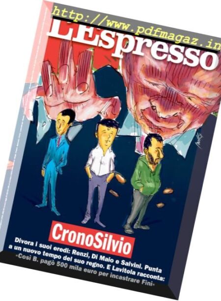 L’Espresso – 12 novembre 2017 Cover