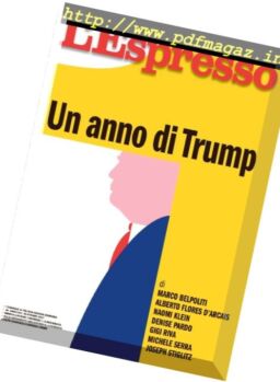 l’Espresso – 29 Ottobre 2017