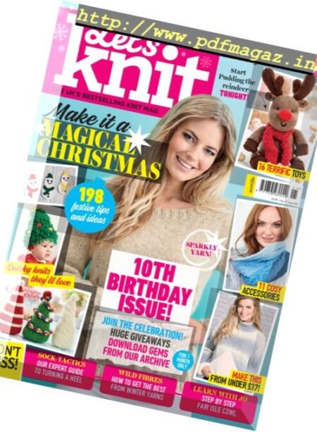 Let’s Knit – November 2017 Cover
