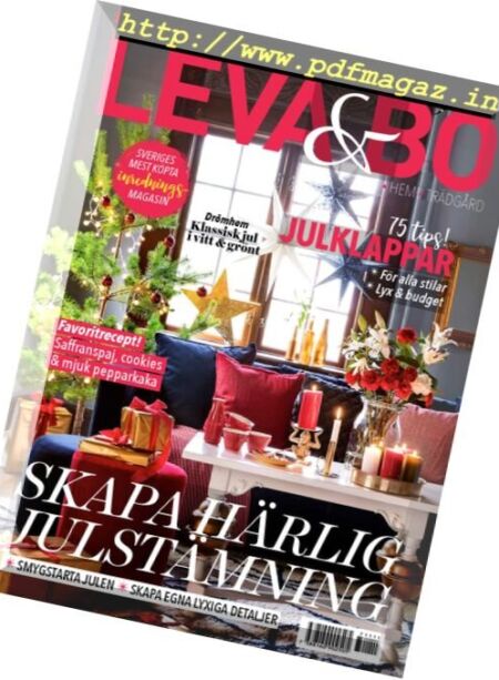 Leva & bo – 11 november 2017 Cover