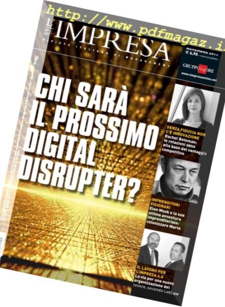 L’impresa – Novembre 2017 Cover