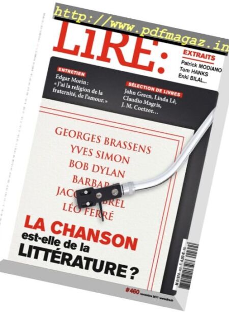 Lire – Novembre 2017 Cover