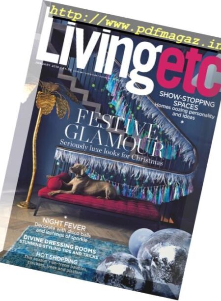 Living Etc UK – January 2018 Cover