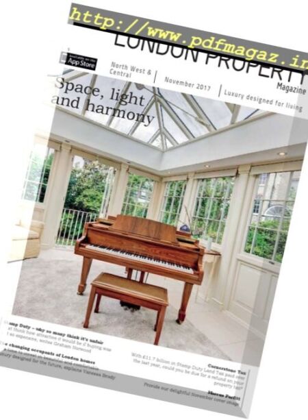 London Property Magazine North West & Central Edition – December 2017 Cover