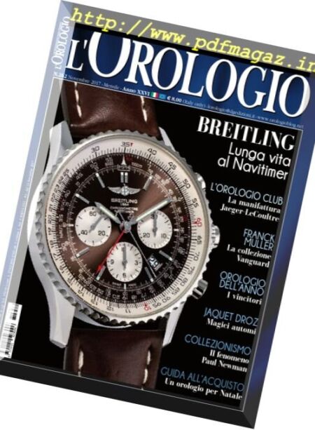 l’Orologio – Novembre 2017 Cover